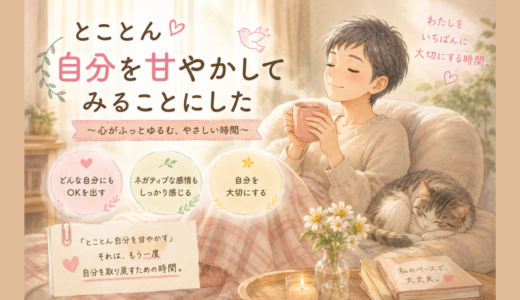とことん自分を甘やかしてみることにした